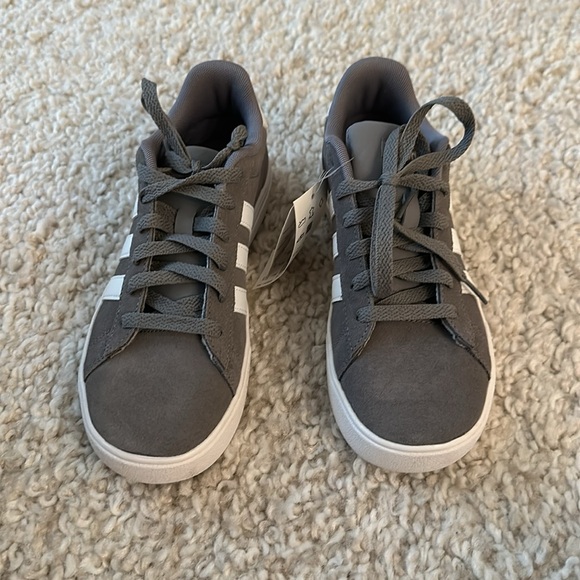NWT ADIDAS court grey sneakers - Picture 2 of 7